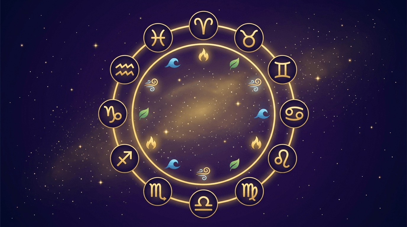 占いブログ【西洋占星術】12星座の性格 - エレメントで読み解く